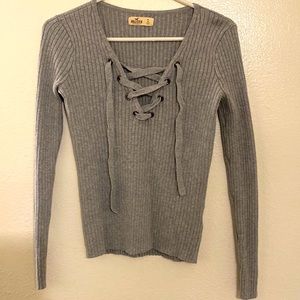 Hollister grey seater size small